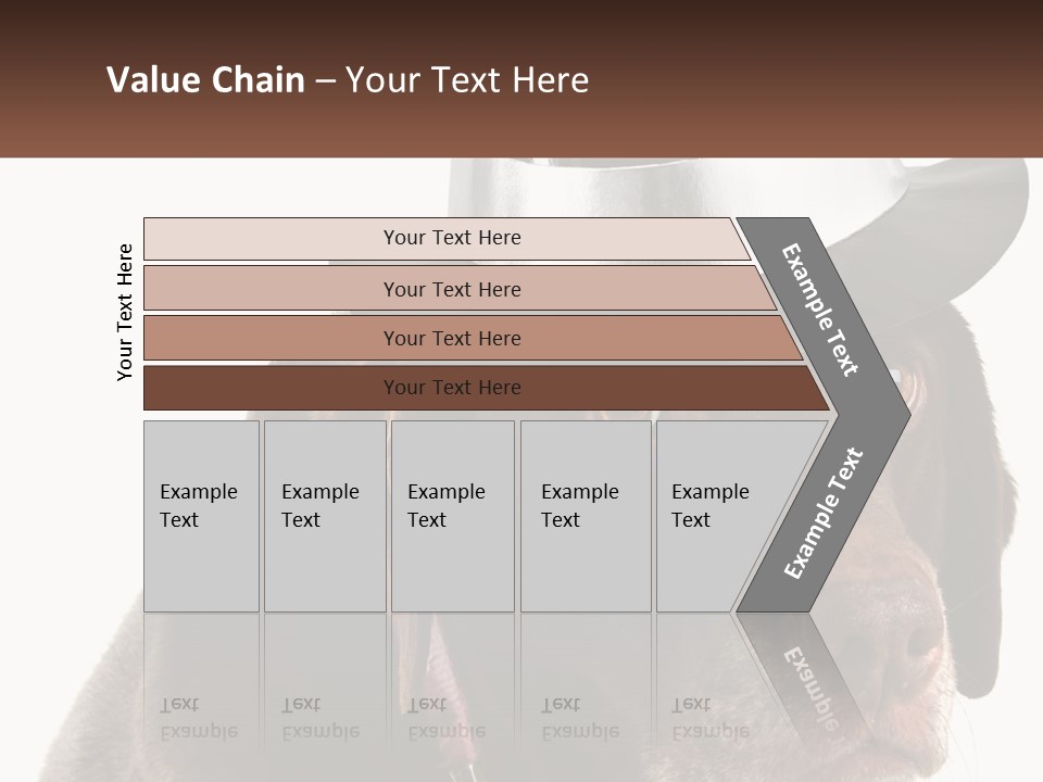 A Dog Wearing A Hat With A Name Tag On It PowerPoint Template