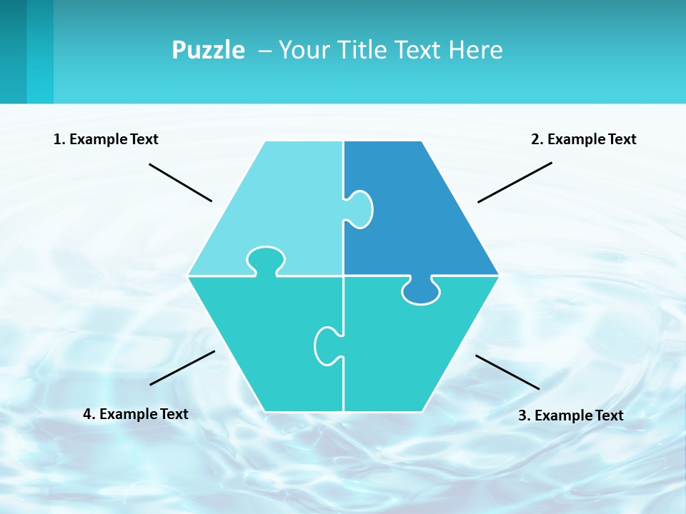 A Blue And White Water Powerpoint Presentation PowerPoint Template