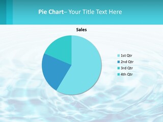 A Blue And White Water Powerpoint Presentation PowerPoint Template