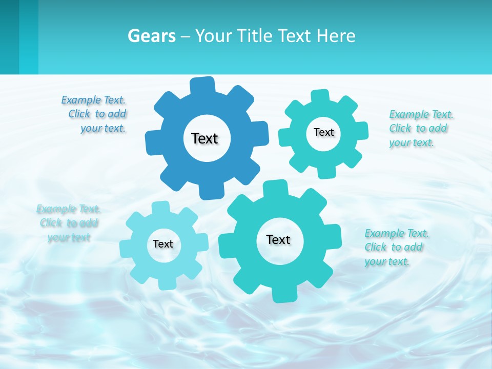 A Blue And White Water Powerpoint Presentation PowerPoint Template