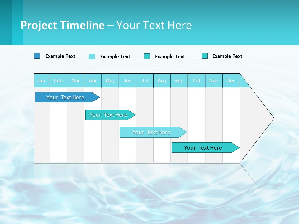 A Blue And White Water Powerpoint Presentation PowerPoint Template