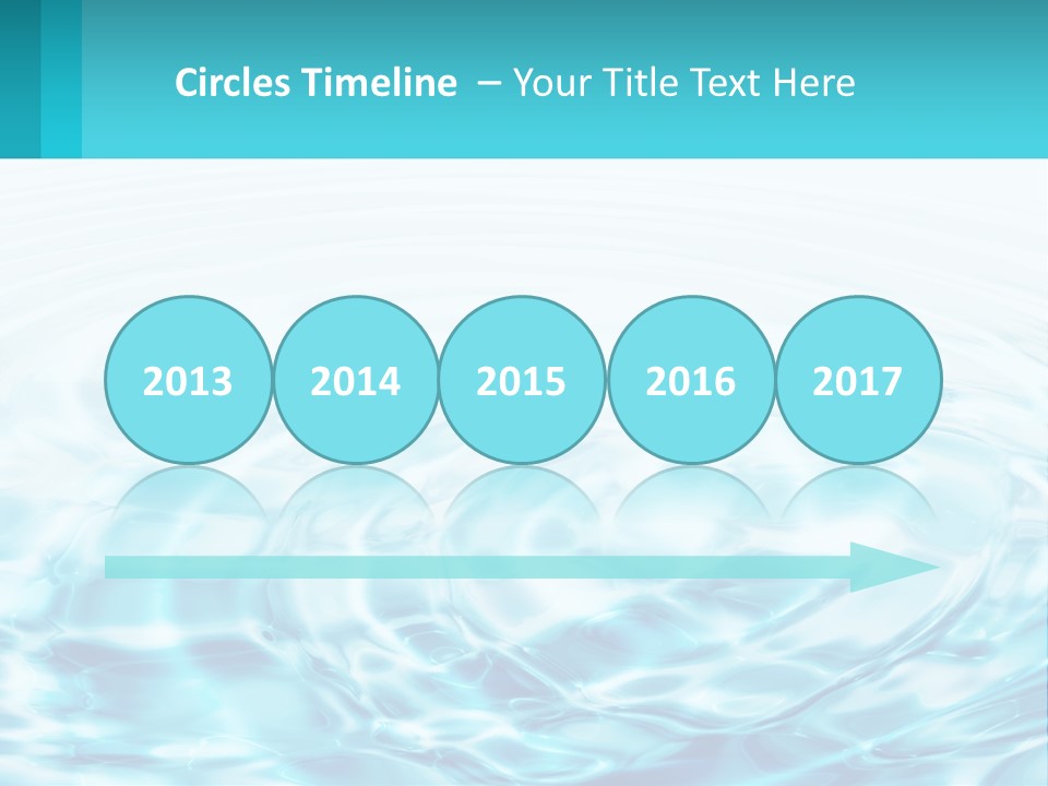 A Blue And White Water Powerpoint Presentation PowerPoint Template