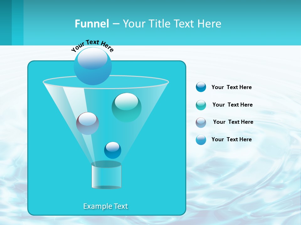 A Blue And White Water Powerpoint Presentation PowerPoint Template