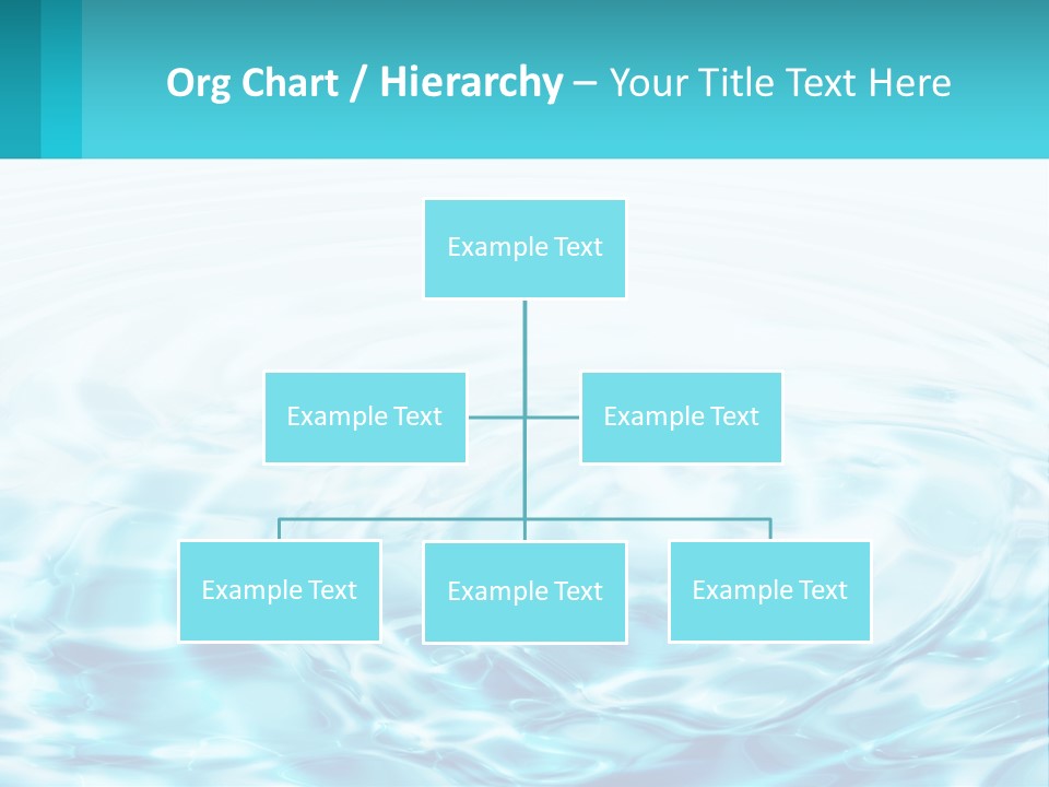 A Blue And White Water Powerpoint Presentation PowerPoint Template