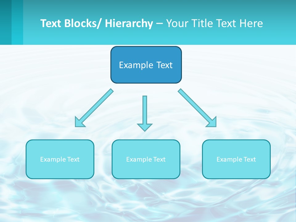 A Blue And White Water Powerpoint Presentation PowerPoint Template