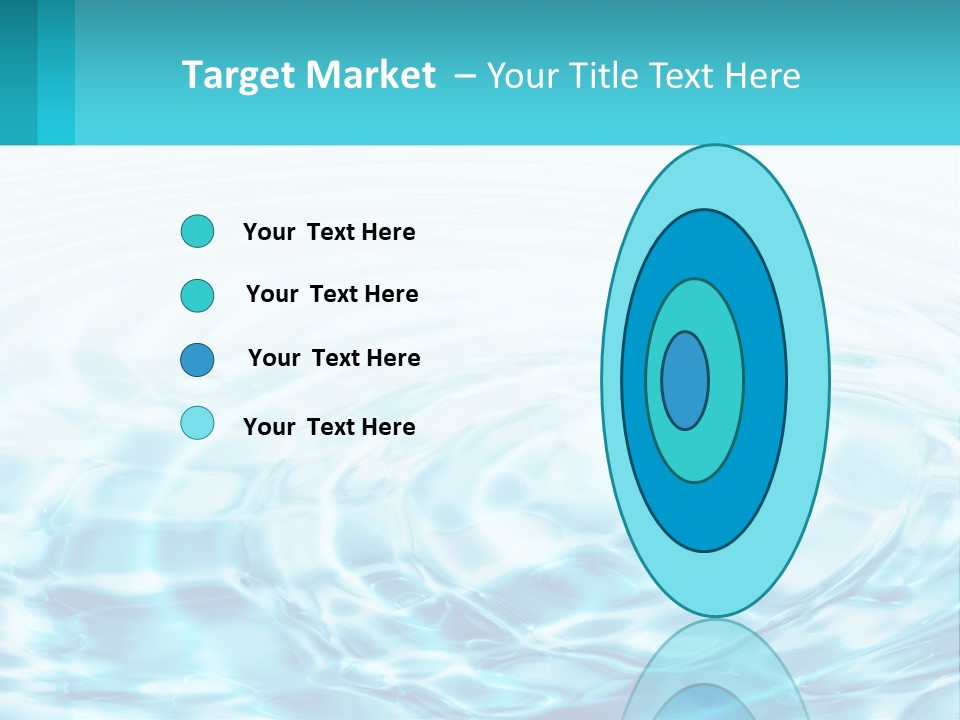 A Blue And White Water Powerpoint Presentation PowerPoint Template