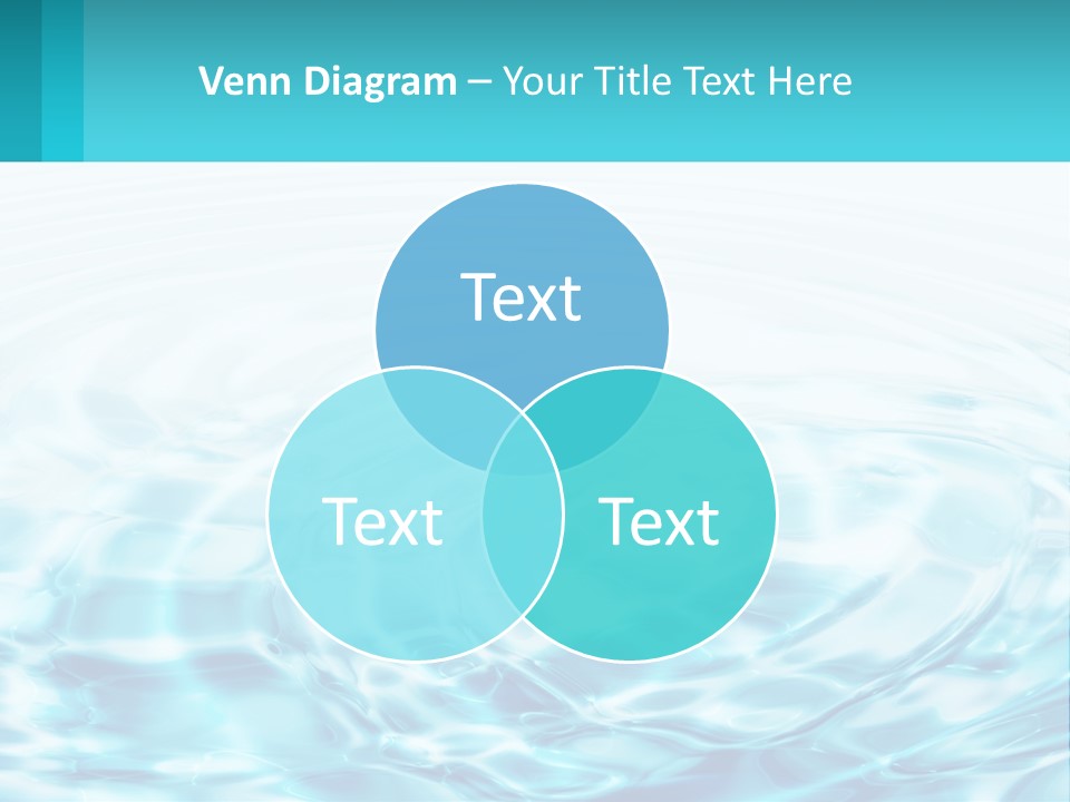 A Blue And White Water Powerpoint Presentation PowerPoint Template