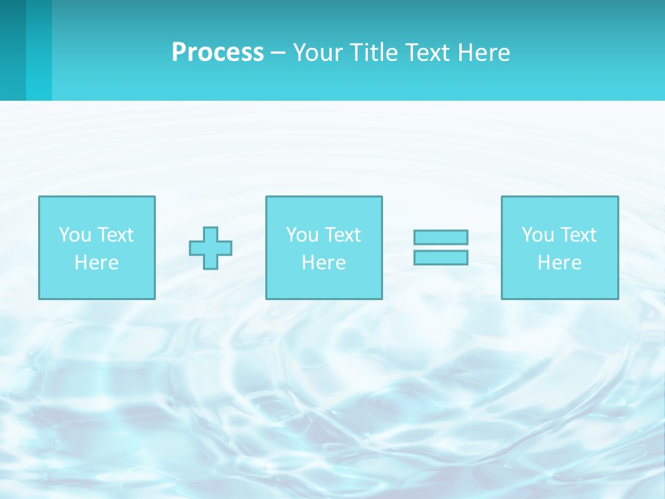 A Blue And White Water Powerpoint Presentation PowerPoint Template