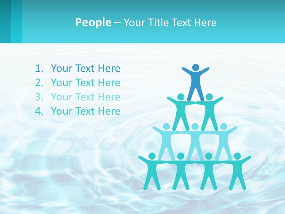 A Blue And White Water Powerpoint Presentation PowerPoint Template