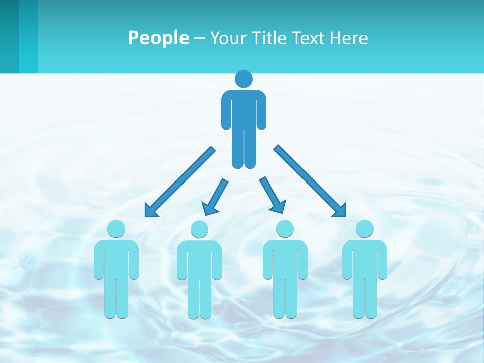 A Blue And White Water Powerpoint Presentation PowerPoint Template