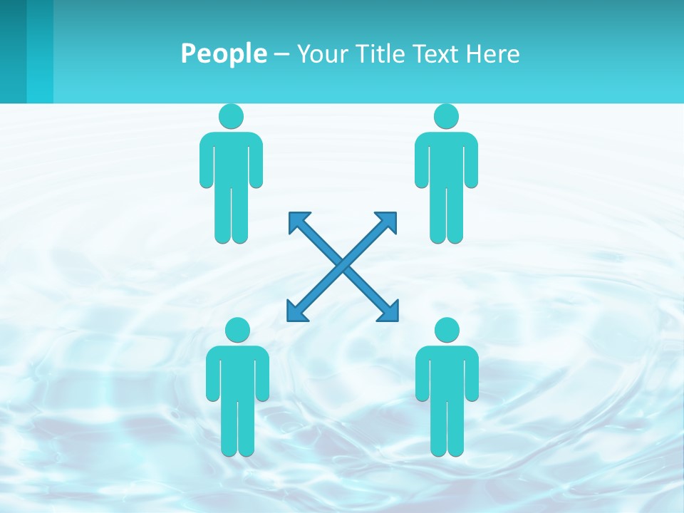 A Blue And White Water Powerpoint Presentation PowerPoint Template