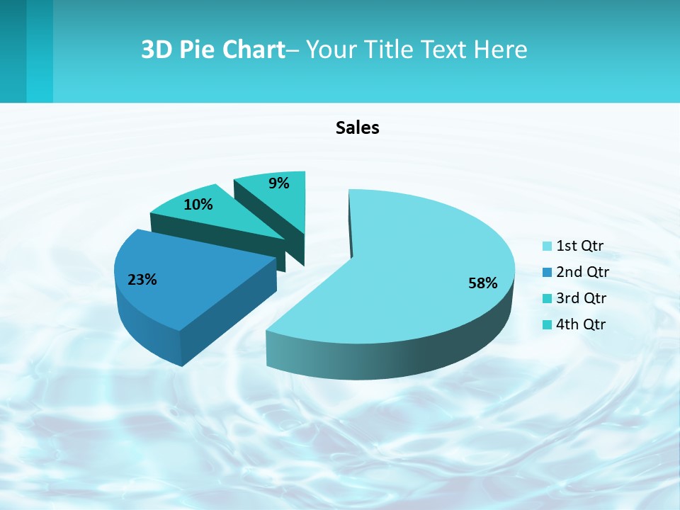 A Blue And White Water Powerpoint Presentation PowerPoint Template