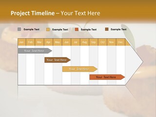 A White Plate Topped With Mini Cakes Covered In Toppings PowerPoint Template