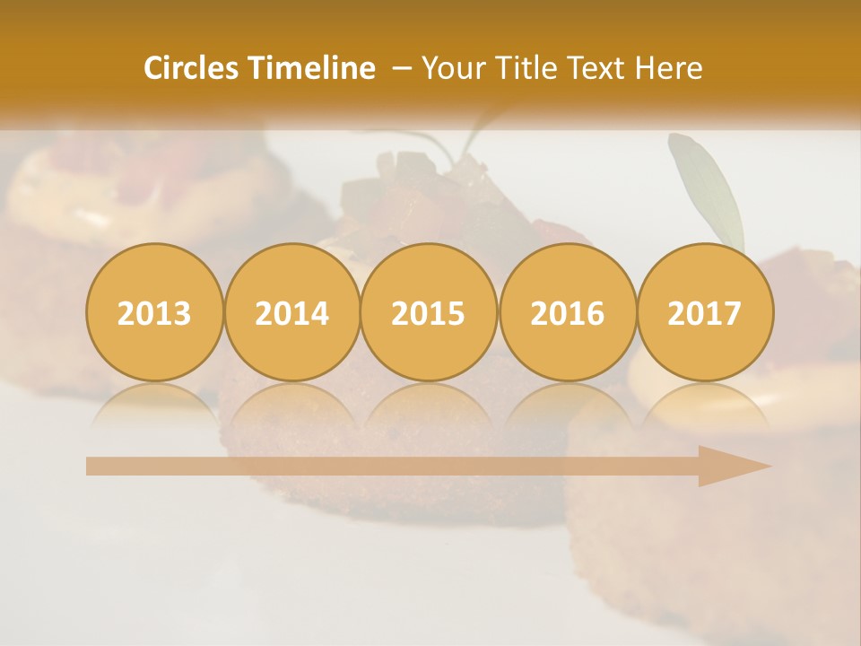 A White Plate Topped With Mini Cakes Covered In Toppings PowerPoint Template