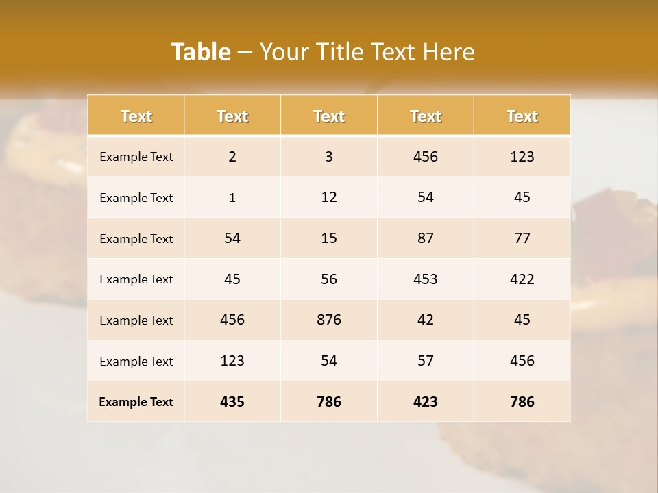 A White Plate Topped With Mini Cakes Covered In Toppings PowerPoint Template