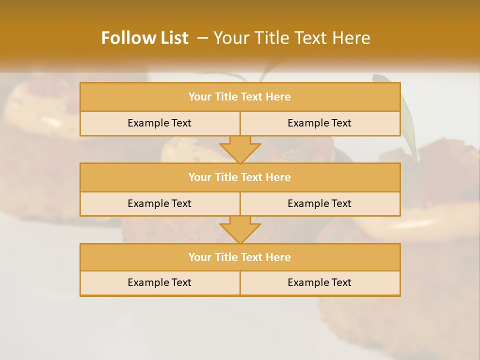 A White Plate Topped With Mini Cakes Covered In Toppings PowerPoint Template