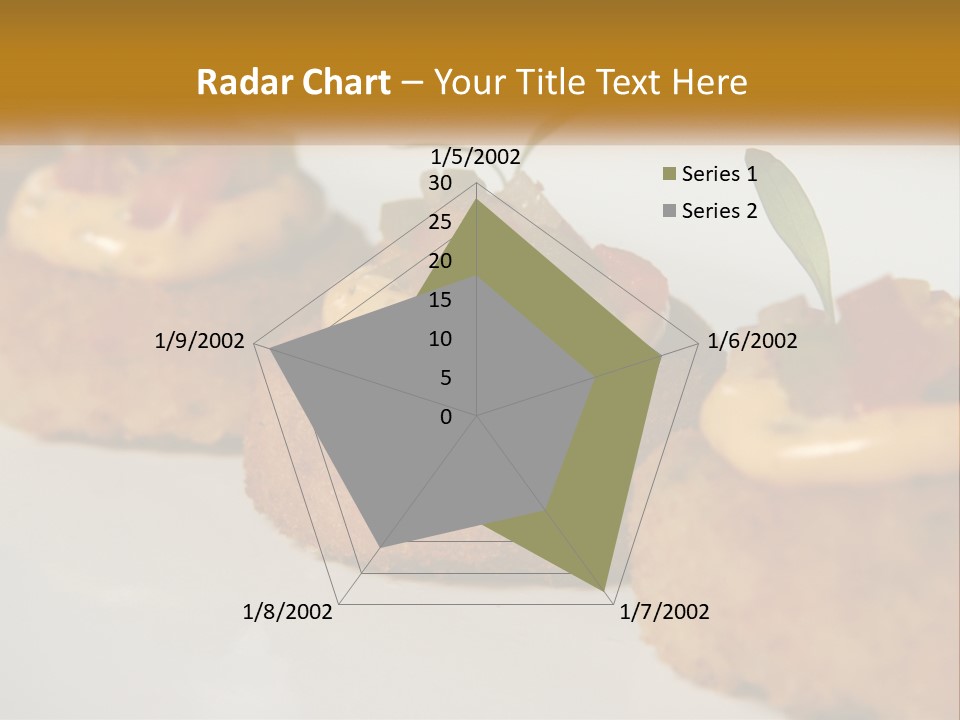 A White Plate Topped With Mini Cakes Covered In Toppings PowerPoint Template