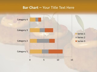 A White Plate Topped With Mini Cakes Covered In Toppings PowerPoint Template