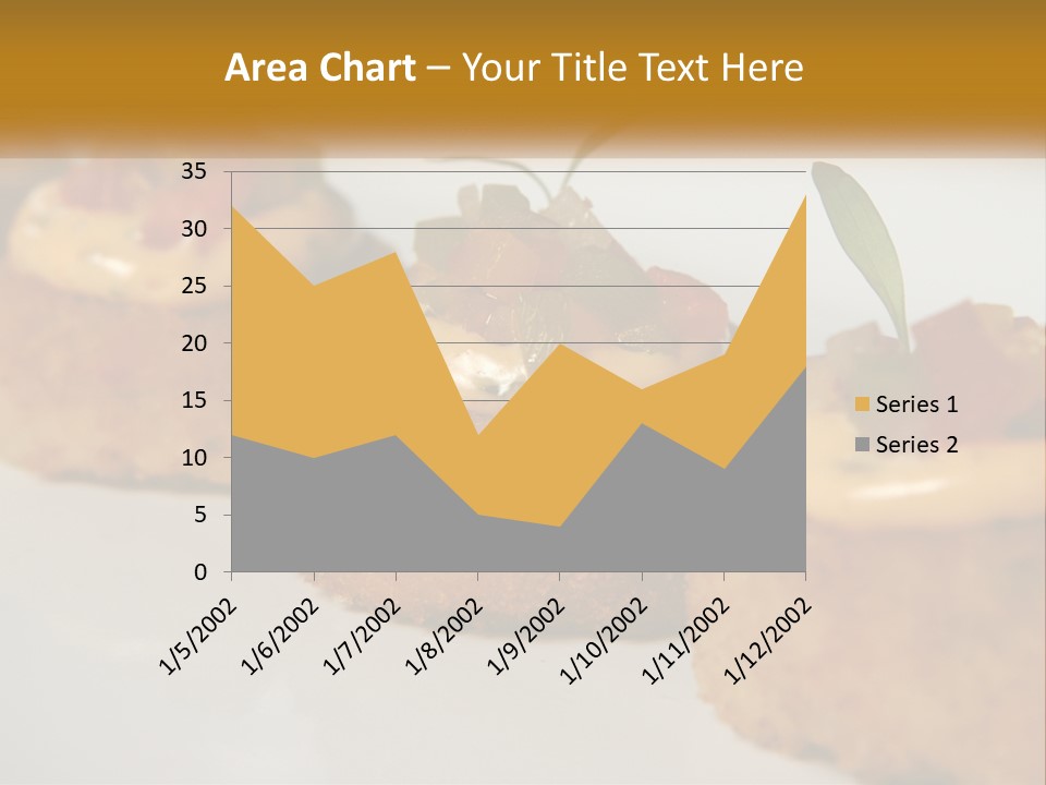 A White Plate Topped With Mini Cakes Covered In Toppings PowerPoint Template