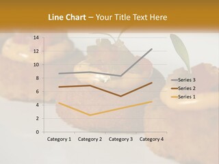 A White Plate Topped With Mini Cakes Covered In Toppings PowerPoint Template