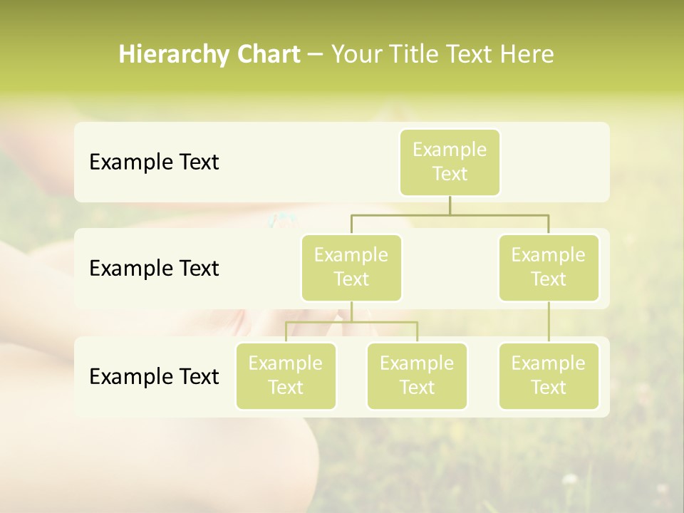 A Woman Is Sitting In The Grass Doing Yoga PowerPoint Template