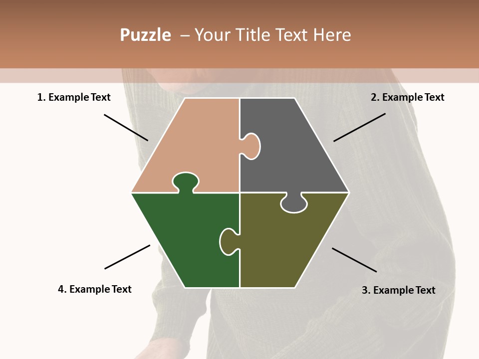 An Elderly Woman With A Cane Powerpoint Template PowerPoint Template