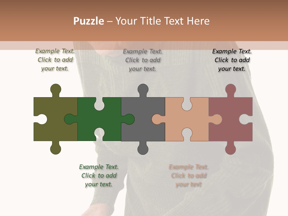 An Elderly Woman With A Cane Powerpoint Template PowerPoint Template