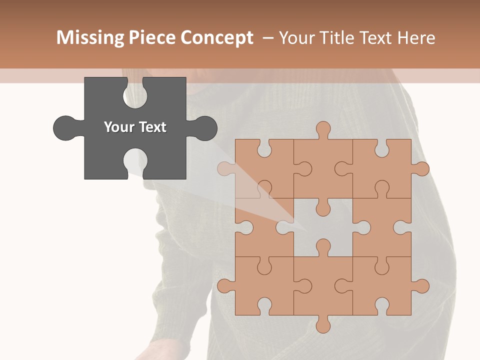 An Elderly Woman With A Cane Powerpoint Template PowerPoint Template