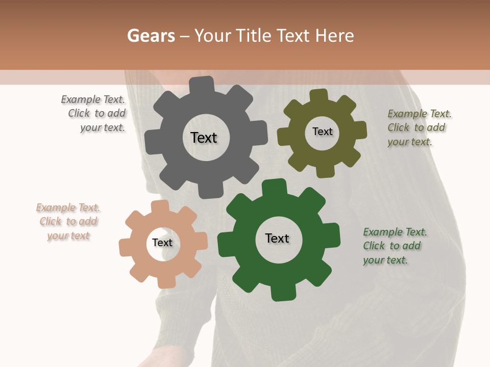 An Elderly Woman With A Cane Powerpoint Template PowerPoint Template