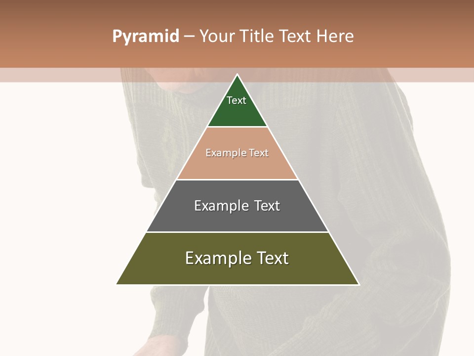 An Elderly Woman With A Cane Powerpoint Template PowerPoint Template