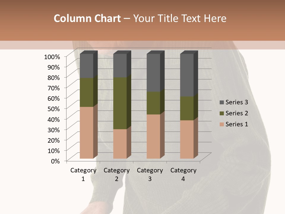 An Elderly Woman With A Cane Powerpoint Template PowerPoint Template