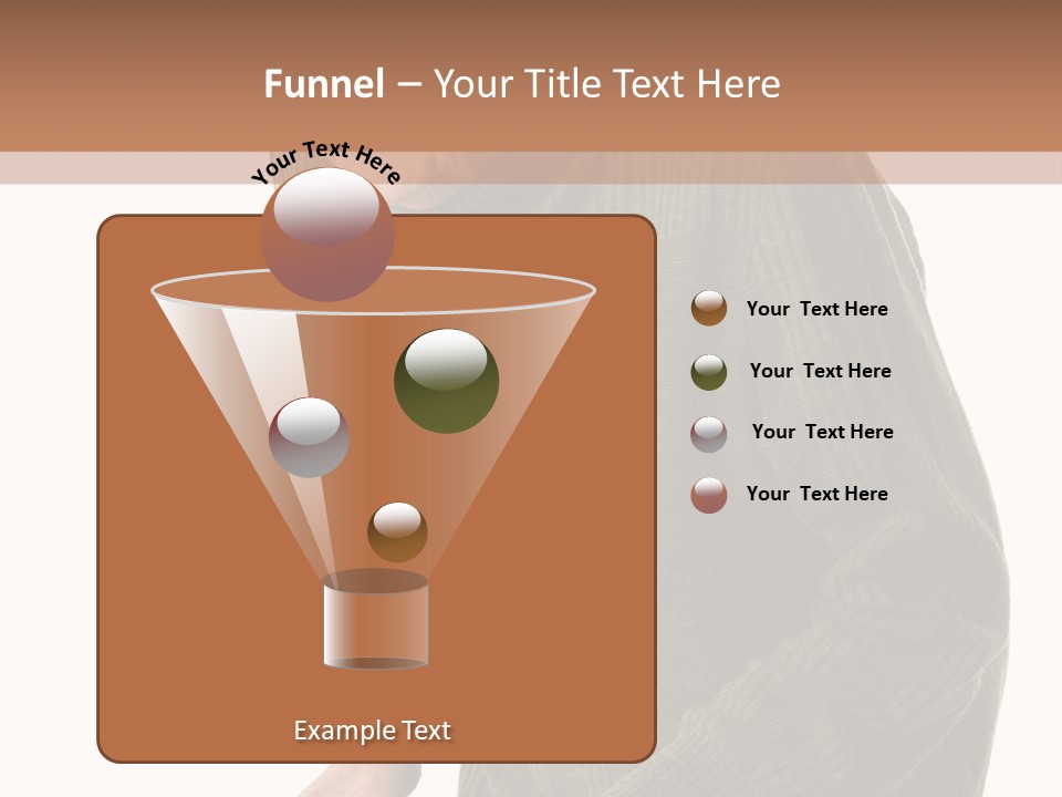 An Elderly Woman With A Cane Powerpoint Template PowerPoint Template