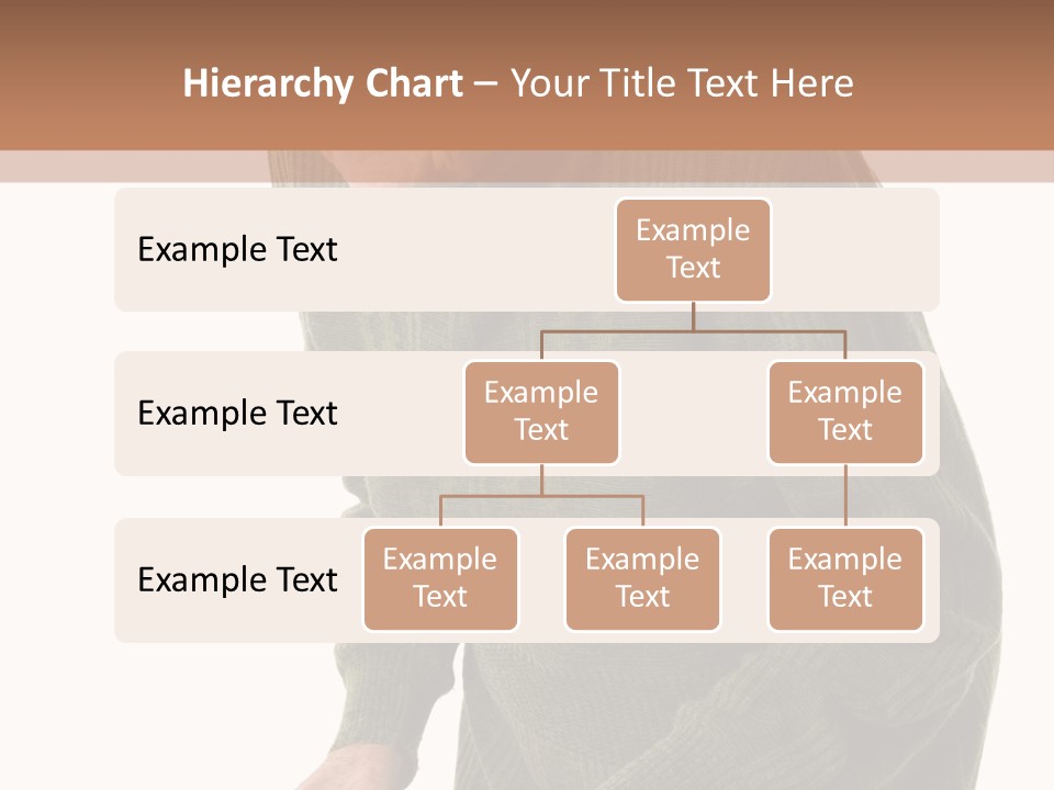An Elderly Woman With A Cane Powerpoint Template PowerPoint Template