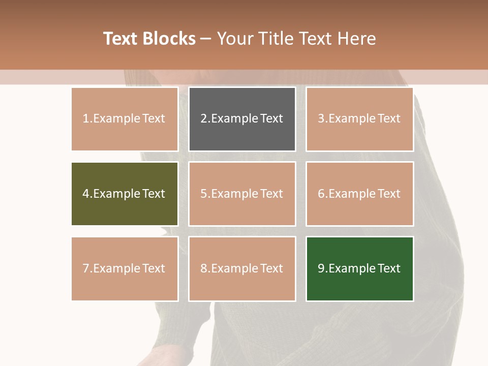 An Elderly Woman With A Cane Powerpoint Template PowerPoint Template