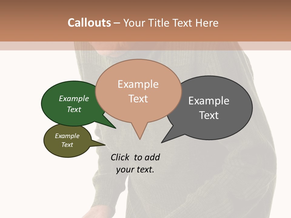 An Elderly Woman With A Cane Powerpoint Template PowerPoint Template