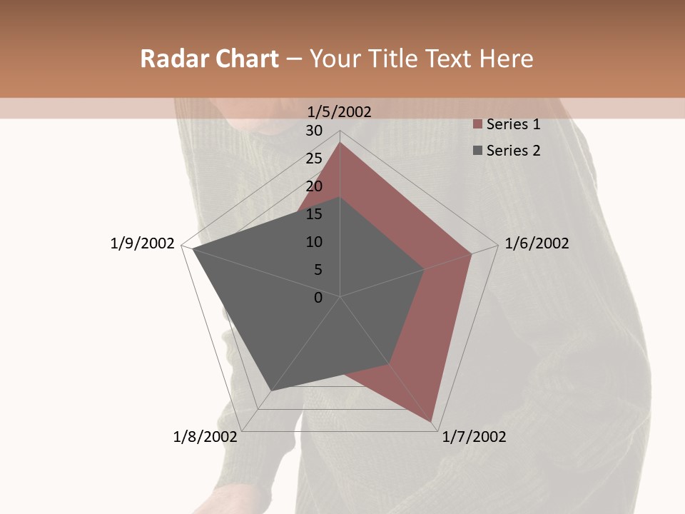 An Elderly Woman With A Cane Powerpoint Template PowerPoint Template