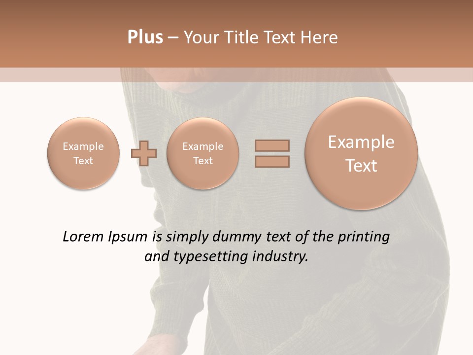 An Elderly Woman With A Cane Powerpoint Template PowerPoint Template