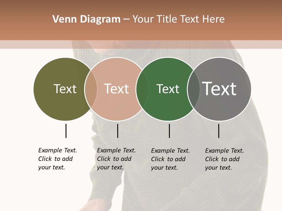 An Elderly Woman With A Cane Powerpoint Template PowerPoint Template