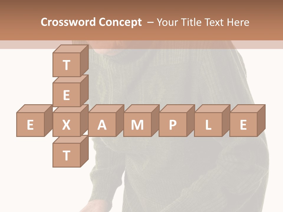 An Elderly Woman With A Cane Powerpoint Template PowerPoint Template