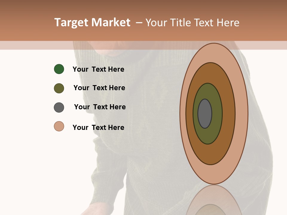 An Elderly Woman With A Cane Powerpoint Template PowerPoint Template