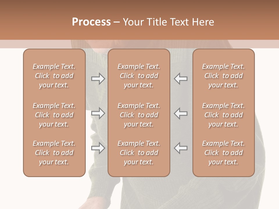 An Elderly Woman With A Cane Powerpoint Template PowerPoint Template