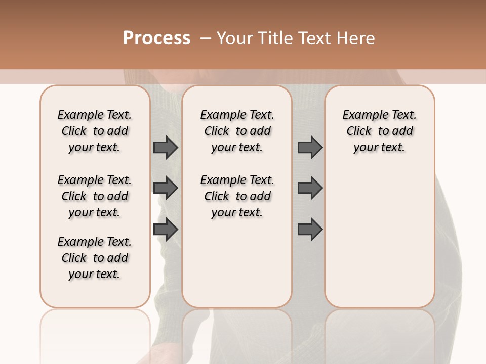 An Elderly Woman With A Cane Powerpoint Template PowerPoint Template