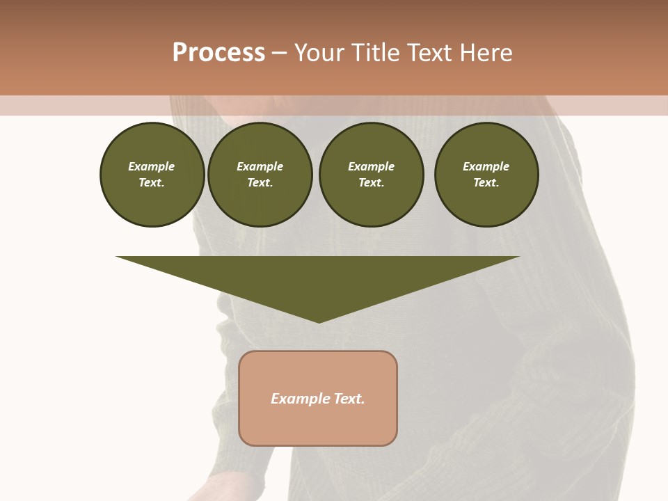 An Elderly Woman With A Cane Powerpoint Template PowerPoint Template