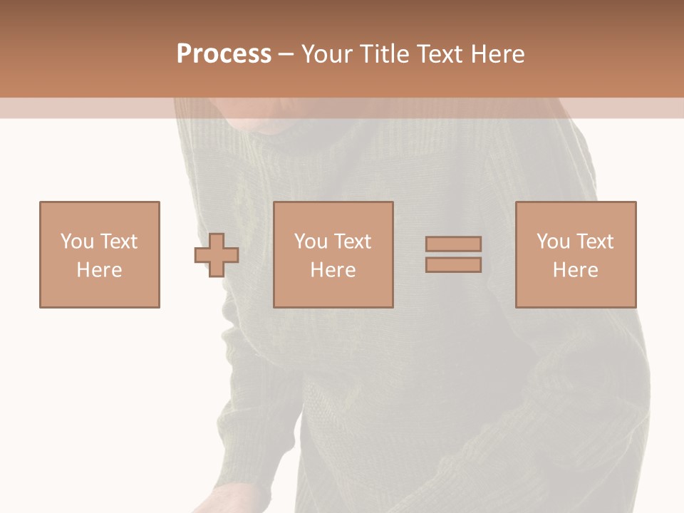 An Elderly Woman With A Cane Powerpoint Template PowerPoint Template