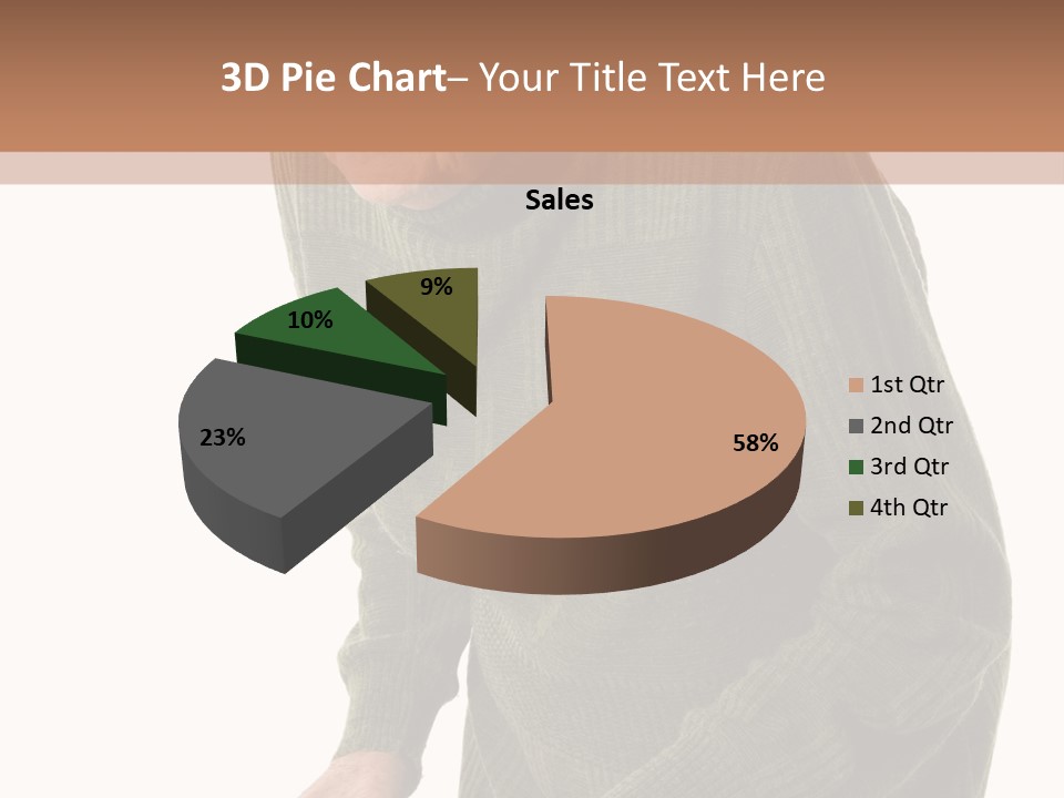 An Elderly Woman With A Cane Powerpoint Template PowerPoint Template