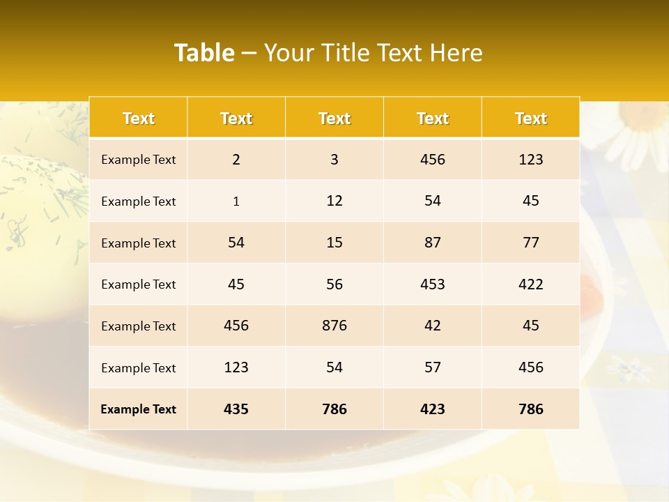 A White Plate Topped With Meat And Vegetables PowerPoint Template