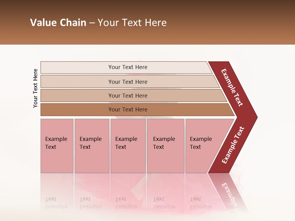 A Baby In A Pink Tutu Is Sitting On A White Surface PowerPoint Template