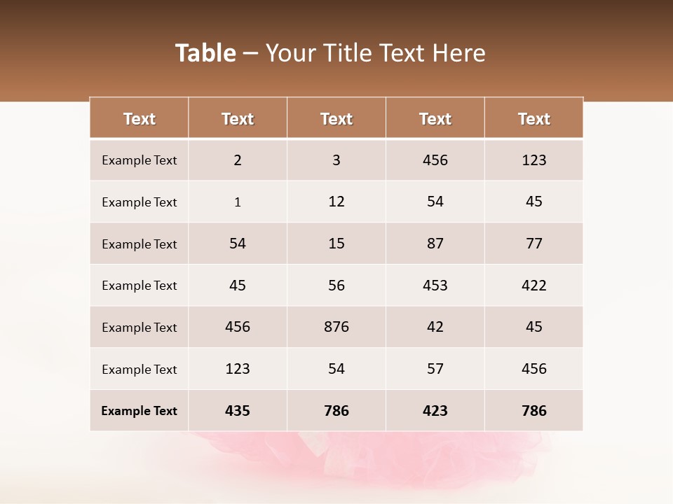 A Baby In A Pink Tutu Is Sitting On A White Surface PowerPoint Template