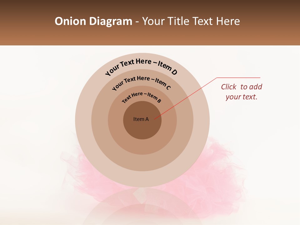A Baby In A Pink Tutu Is Sitting On A White Surface PowerPoint Template