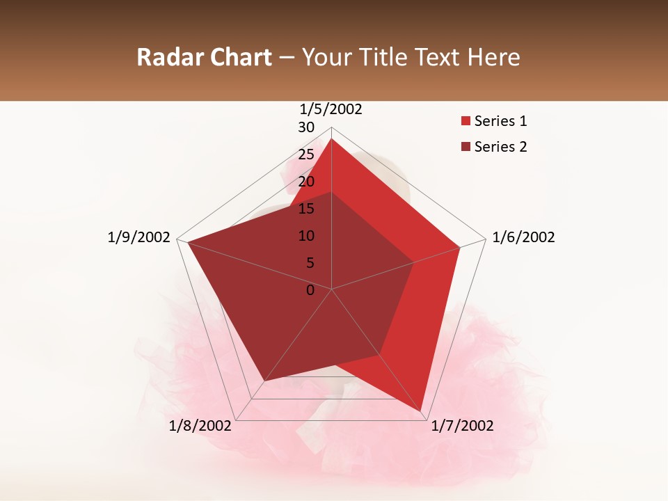 A Baby In A Pink Tutu Is Sitting On A White Surface PowerPoint Template